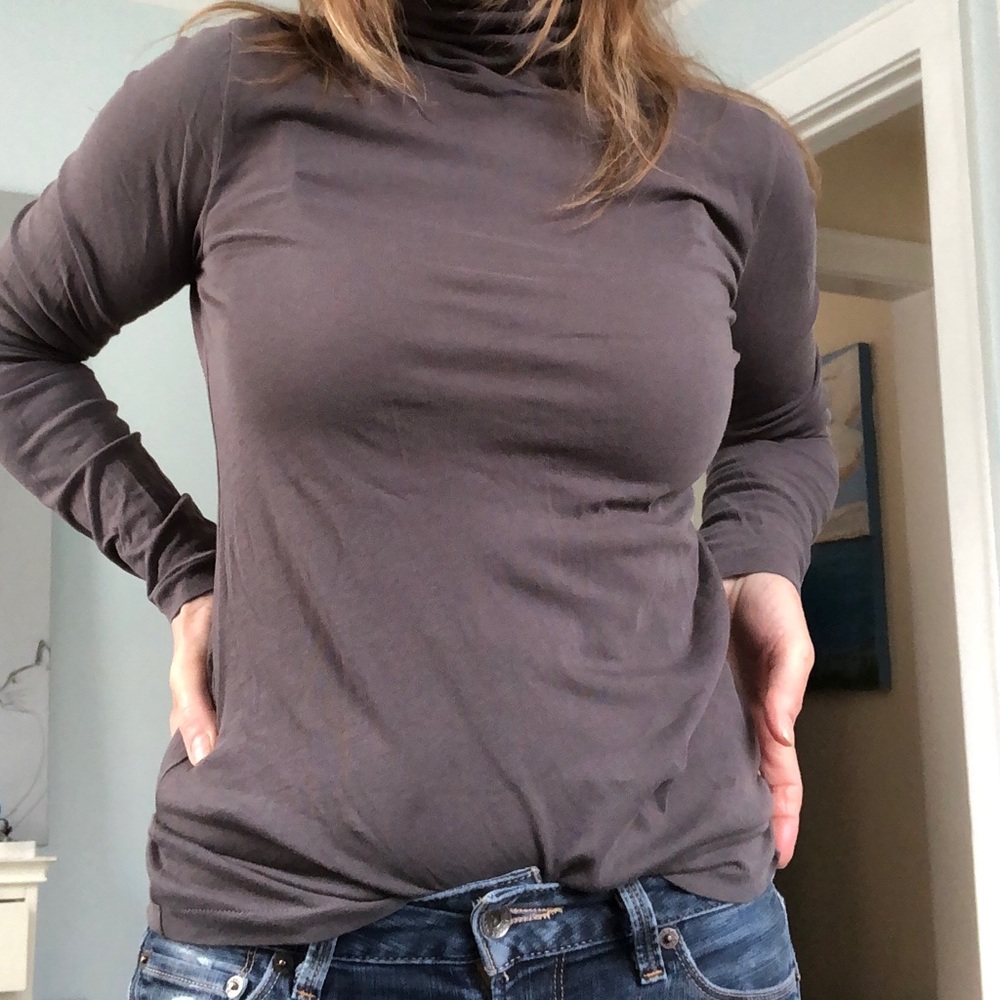 J Crew tissue turtleneck